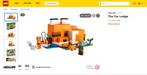 The Fox Lodge Minecraft lego set 21178, Ophalen of Verzenden, Zo goed als nieuw, Complete set, Lego