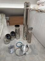 RVS Kachel Buis en Accessoires - Diverse Maten, Ophalen, Gebruikt, Kachel, Minder dan 60 cm