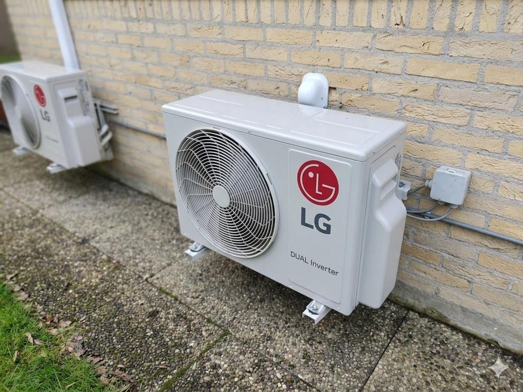 LG Dual Inverter Split Airco 5kW (2022) - R32 Koudemiddel, Ophalen, Verwarmen, 3 snelheden of meer, Afstandsbediening