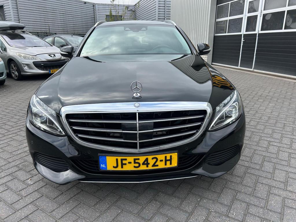 Mercedes-Benz C-klasse Estate 200 Prestige | LED | LEER | BU, Automaat, Achterwielaandrijving, 4 cilinders, Zwart