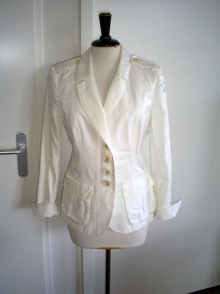 AIRFIELD jasje mt. 38, Kleding | Dames, Jasjes, Kostuums en Pakken, Maat 38/40 (M), Verzenden, Wit, Zo goed als nieuw