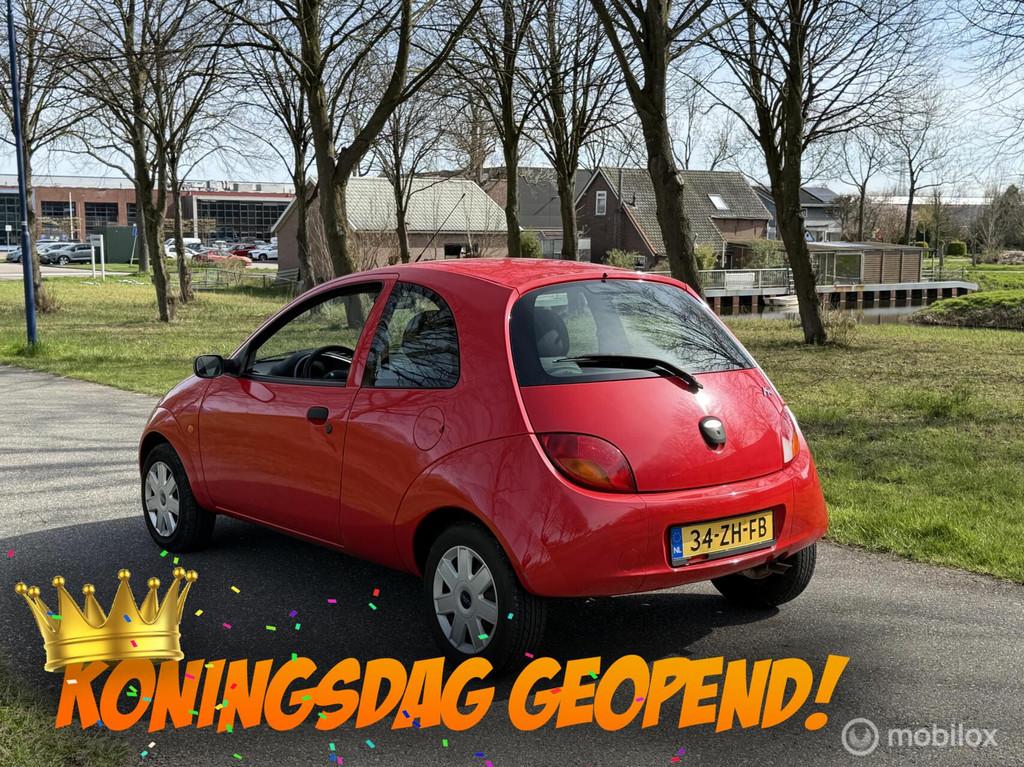 Ford Ka 1.3 Cool & Sound*AIRCO*ELEK. RAMEN*APK 02/27, Auto's, Voorwielaandrijving, 1299 cc, Stof, Gebruikt