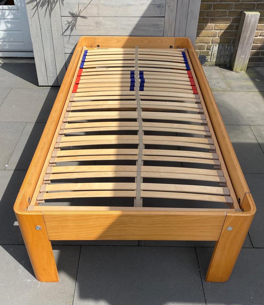 Auping Auronde 90x200x48, Ophalen, 90 cm, Eenpersoons, Zo goed als nieuw