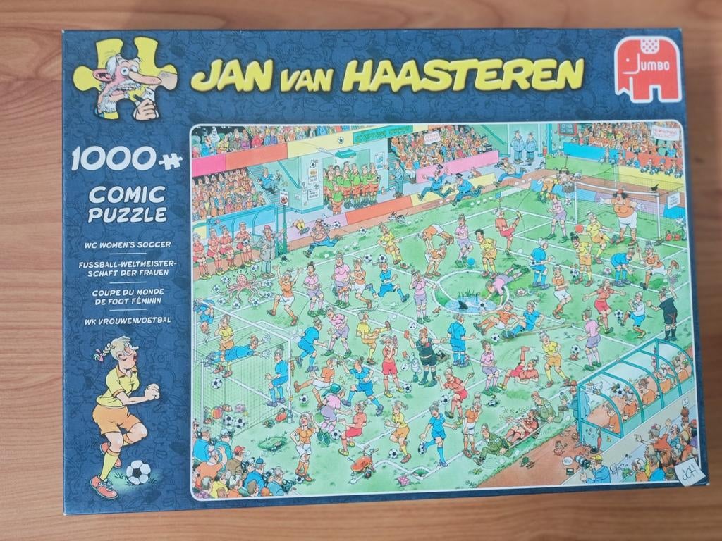 Jan van Haasteren voetbal puzzel 1000 stukjes, Ophalen