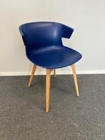 Stoelen Cove Quadrifoglio Italie, houten poten - blauw 8x vr, Ophalen of Verzenden, Niet ingevuld, Niet ingevuld, Niet ingevuld