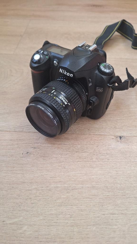 Nikon D50 Spiegelreflex Camera met opberghoes, Gebruikt, Spiegelreflex, 6 Megapixel, Ophalen of Verzenden