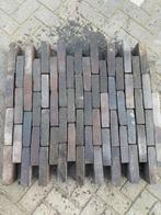 45m2 Gebakken waaltjes (antraciet), Ophalen of Verzenden, Zo goed als nieuw, Keramiek, Klinkers