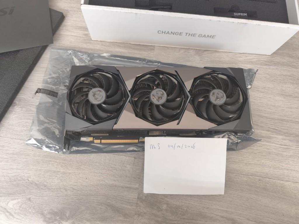 MSI 3080 SUPRIM X 10G videokaart, Gebruikt, GDDR6, PCI-Express 4, Ophalen of Verzenden