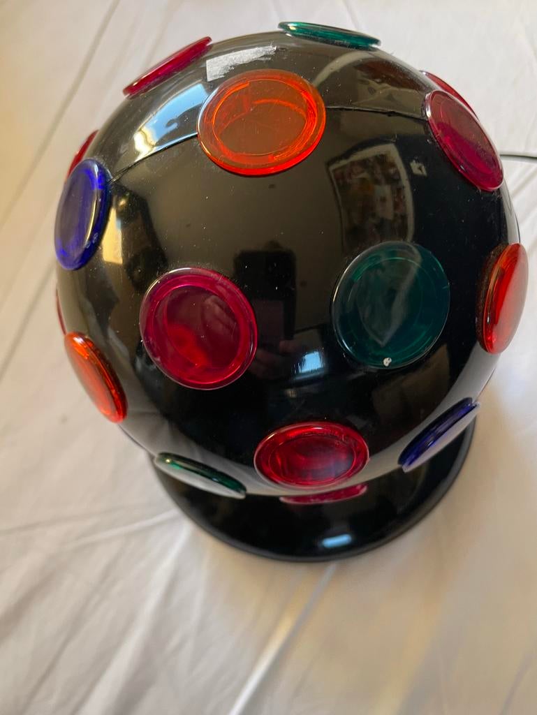 Discolamp met stekker, Ophalen of Verzenden, Gebruikt, Feestartikel, Overige