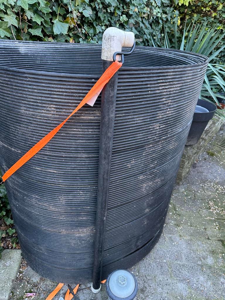 Zwarte warmtemat met filterpomp voor zwembad, Ophalen of Verzenden, Gebruikt, Overige typen