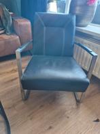mooie leren stoel, Huis en Inrichting, Fauteuils, Ophalen, Minder dan 75 cm, Leer, Zo goed als nieuw