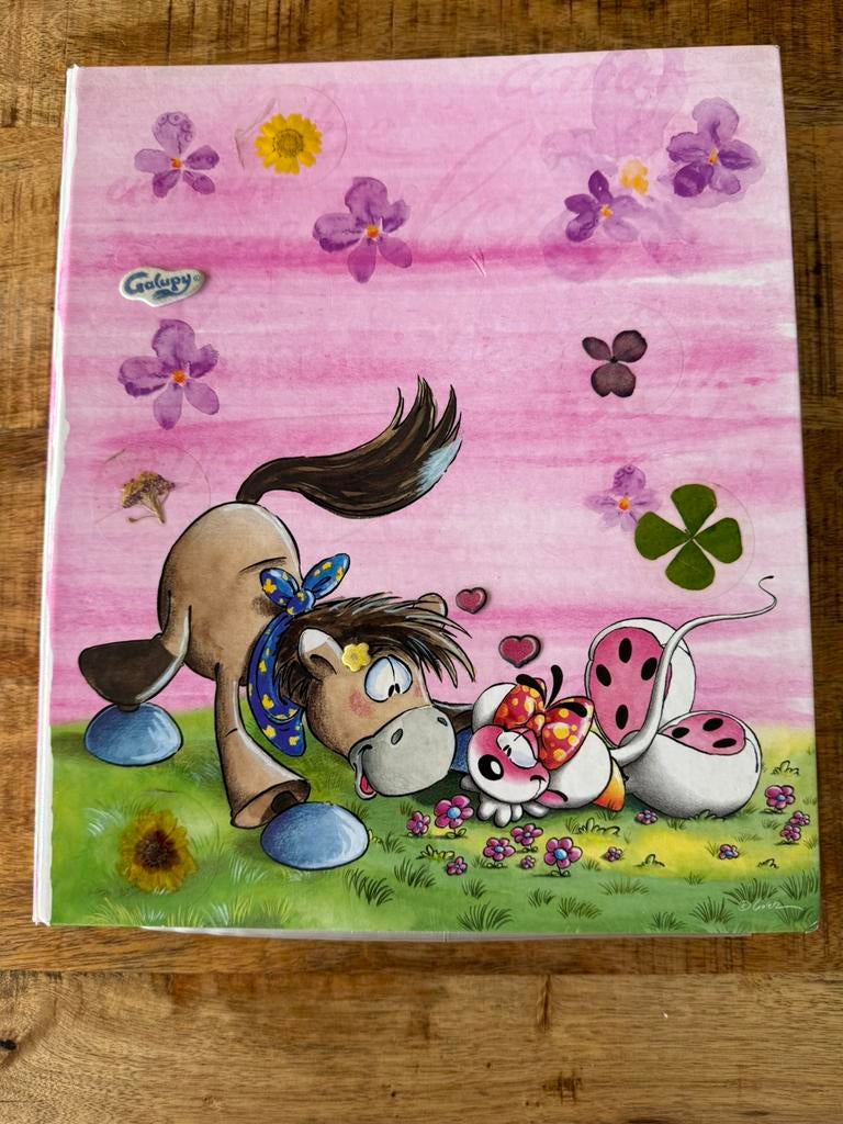 Diddl map met aparte blaadjes, Verzamelen, Diddl, Gebruikt, Papier, Kaart of Schrift, Verschillende figuren, Ophalen of Verzenden