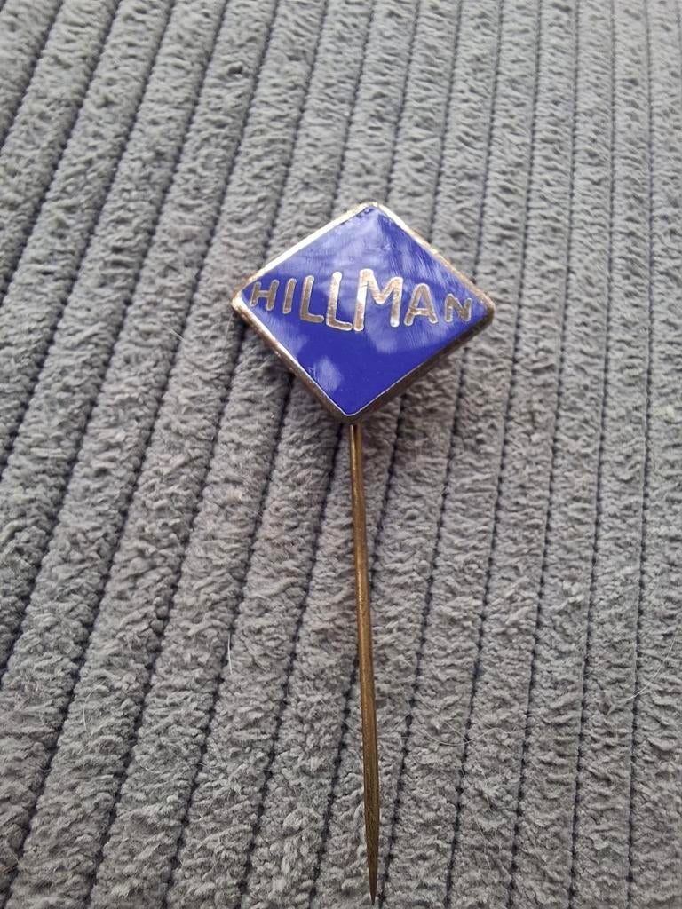 Vintage Hillman Speldje, Ophalen of Verzenden, Gebruikt, Overige onderwerpen