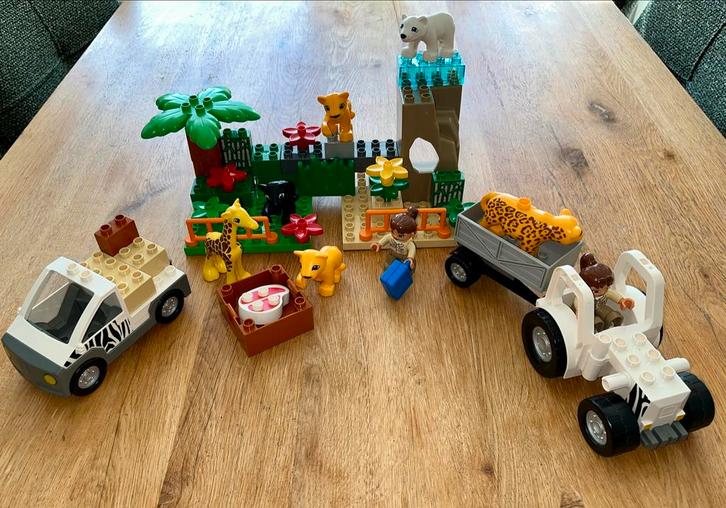 Lego Duplo 4971-1 Zoo Voertuigen. Compleet en in prima staat, Kinderen en Baby's, Speelgoed | Duplo en Lego, Gebruikt, Duplo, Complete set