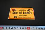 sticker Beers (NB) Gebr. v.d. Leuvert Loon en Grondverzet, Ophalen, Zo goed als nieuw, Sticker