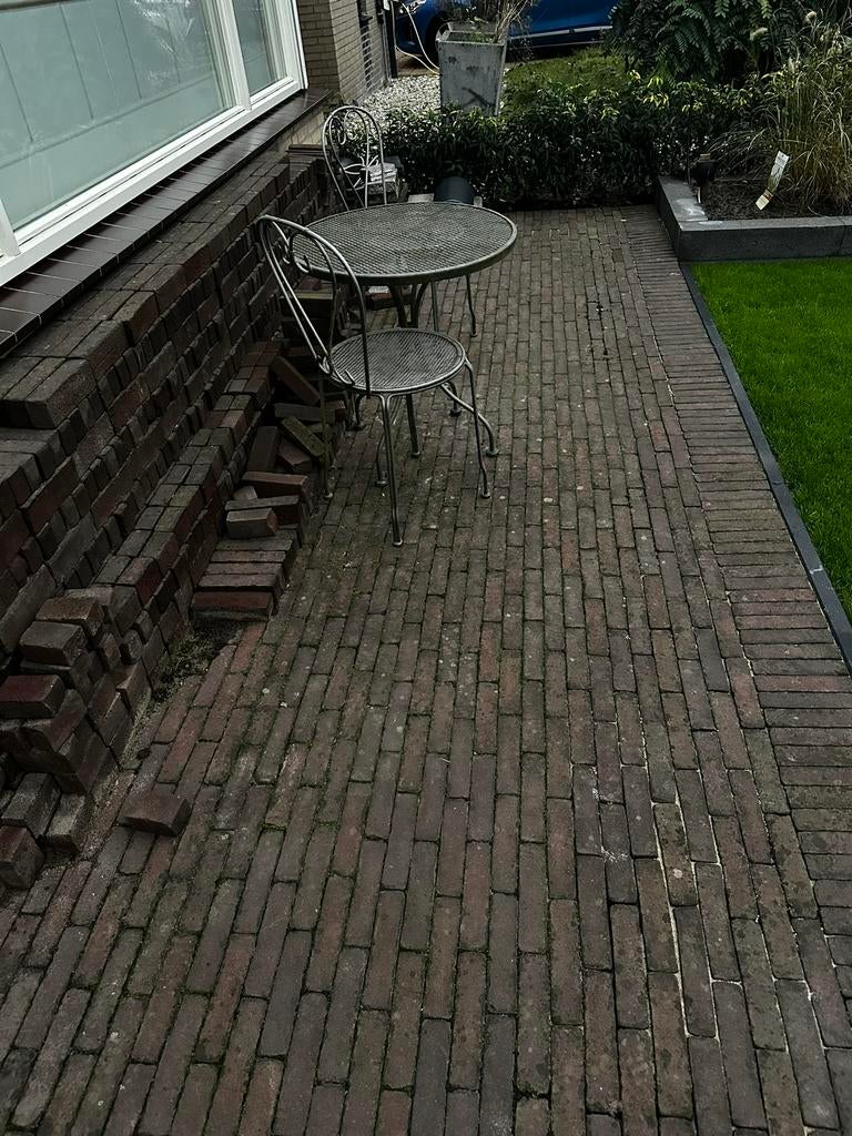 Gebakken klinkers, Tuin en Terras, Overige materialen, Gebruikt, Klinkers, 5 tot 10 m²