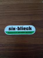6120 Vintage Six-Blieck Reclame Sticker - Wervik, Ophalen of Verzenden, Gebruikt