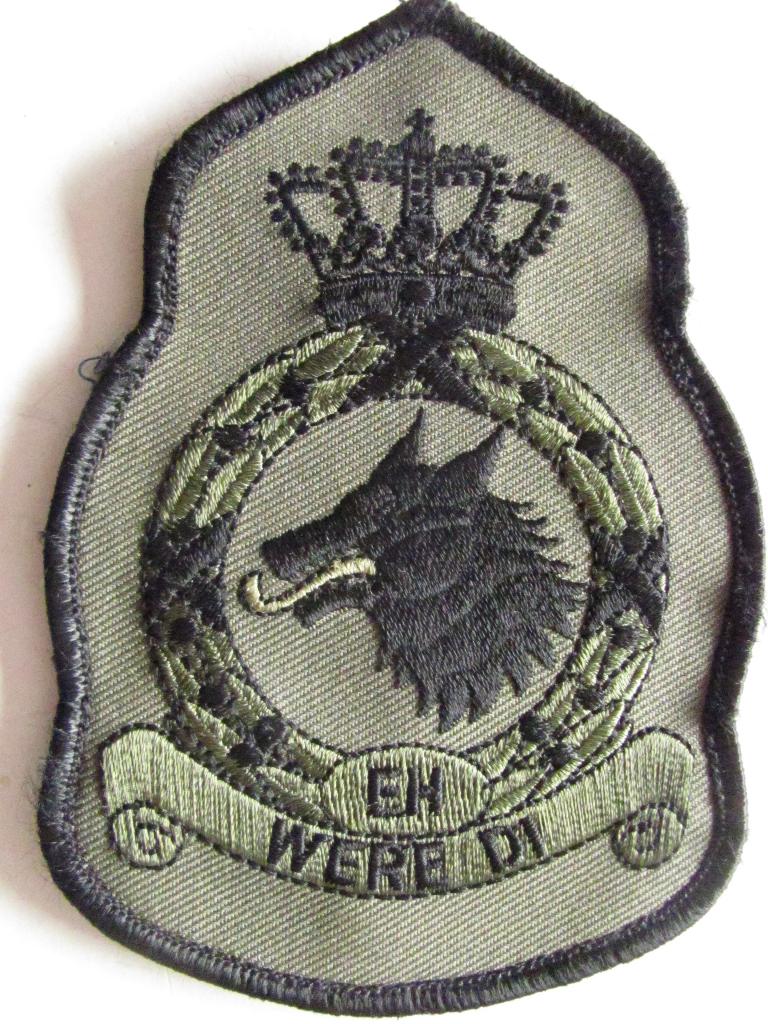 KLU mouwembleem vlb Eindhoven, Verzamelen, Militaria | Algemeen, Landmacht, Embleem of Badge, Nederland, Ophalen of Verzenden