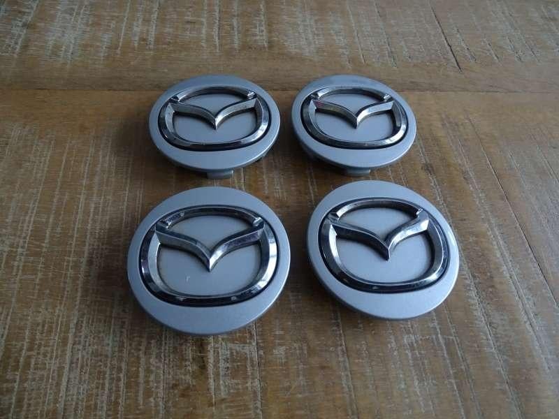 4 x Mazda Naaf - LM Wiel Afdek Kapjes - Origineel Mazda, Verzenden, Gebruikt, Mazda