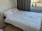 Tweepersoonsbed 140 cm, wit hout, incl. lattenbodem, Ophalen, Gebruikt, Wit, Tweepersoons