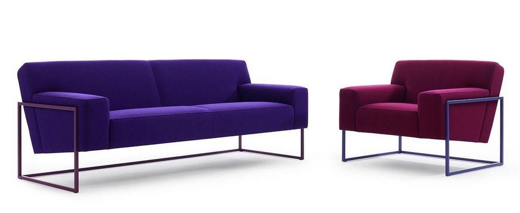 Leolux bankstel, Adarnte195x85x75 en 2 x 90x85x75 tweekleuri, Gebruikt, 150 tot 200 cm, Tweepersoons, 75 tot 100 cm