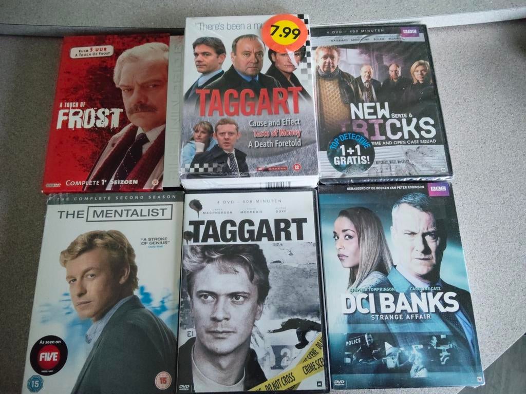 Verschillende dvd boxen detectives voor €10, Ophalen of Verzenden, Nieuw in verpakking