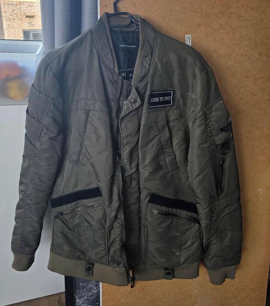 Bomberjack, mt L, Ophalen of Verzenden, Zo goed als nieuw, Groen