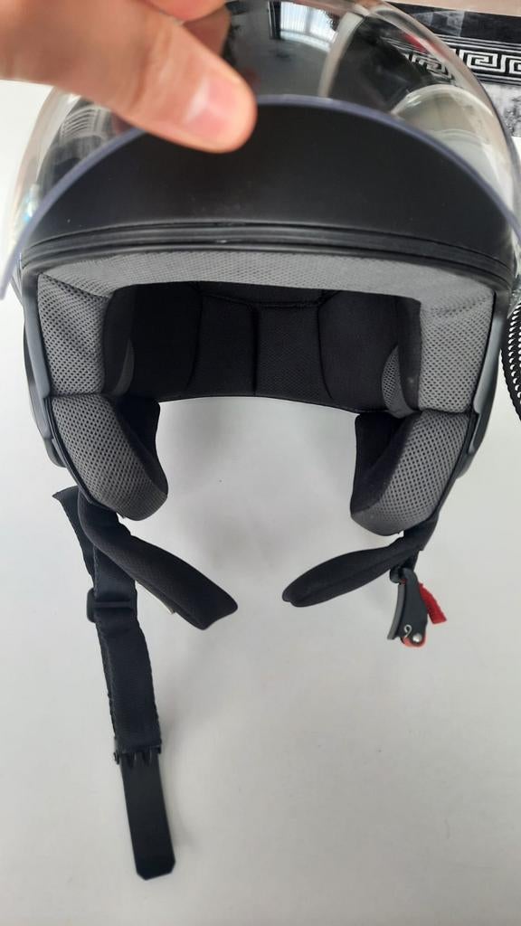 Vito Scooterhelm - Gebruikt maar nog in goede staat, Fietsen en Brommers, Brommerhelmen, Ophalen of Verzenden, Gebruikt, Vito