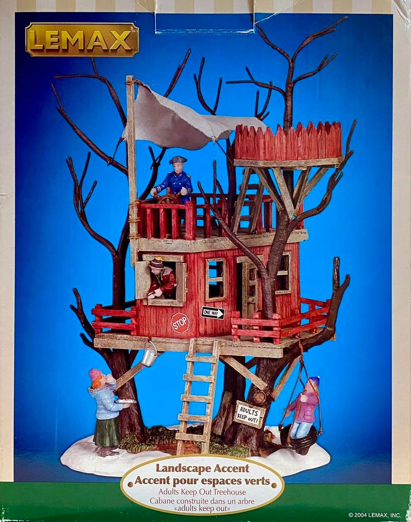 Lemax Adults Keep Out Treehouse (44250), Verzenden