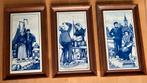 N. PARLEVLIET JR. - 3 TEGELS - HOLLANDS GLORIE, Ophalen of Verzenden