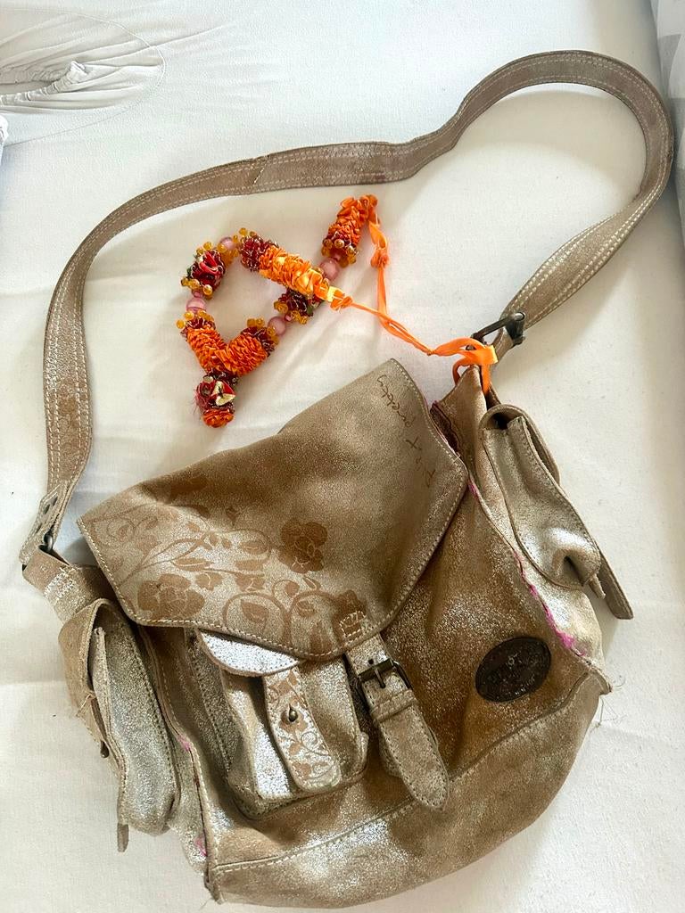 Vintage tas PH&T (Pretty Hot and Tempting), Ophalen of Verzenden, Gebruikt, Overige kleuren, Handtas