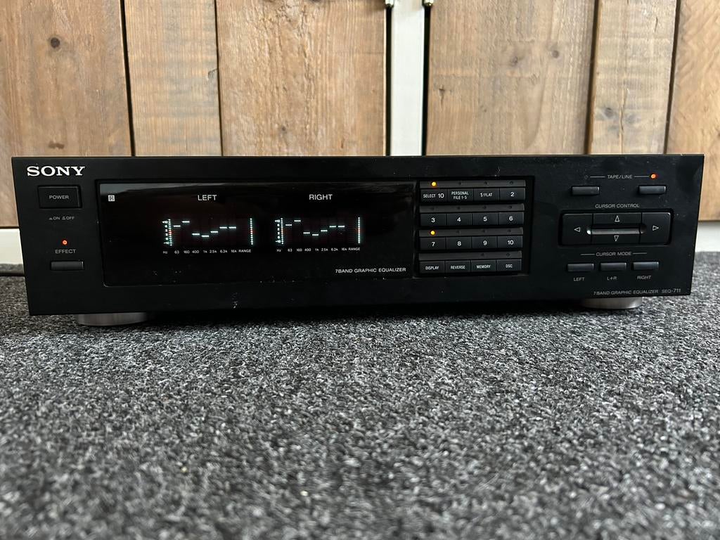 Sony Seq 711 top equalizer, Ophalen, Zo goed als nieuw