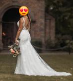 Ladybird Kanten Trouwjurk met Borduurwerk - Off White, Trouwjurk, Ophalen of Verzenden, Zo goed als nieuw, Wit