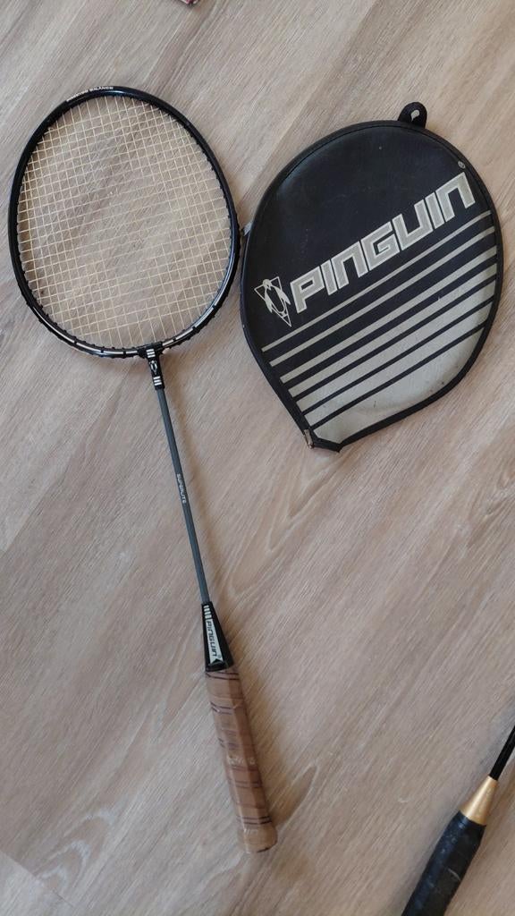 Badmintonrackets superlicht - Pinguin en Pro Kennex, Sport en Fitness, Badminton, Ophalen, Gebruikt, Racket(s)
