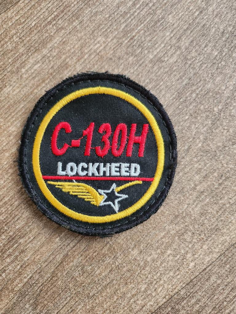 Patch Embleem Badge C-130 Hercules Lockheed C-130H Airforce, Ophalen of Verzenden, Landmacht, Nederland, Embleem of Badge