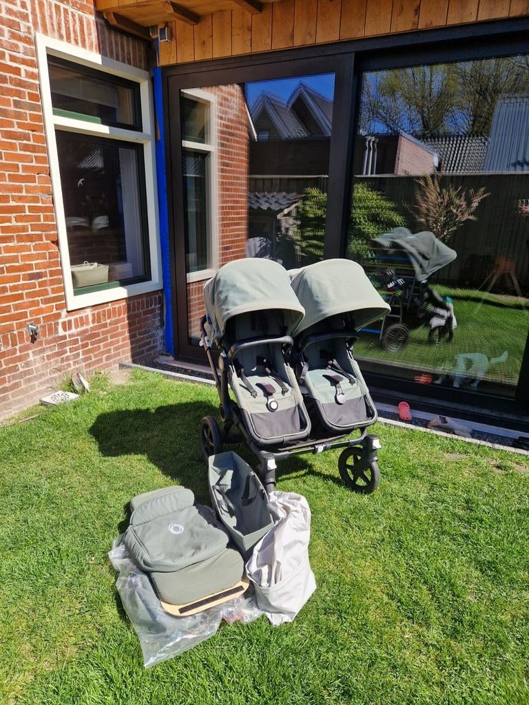Bugaboo Donkey 5 Duo kinderwagen (2024) incl. accessoires, Ophalen, Gebruikt, Bugaboo, Combiwagen