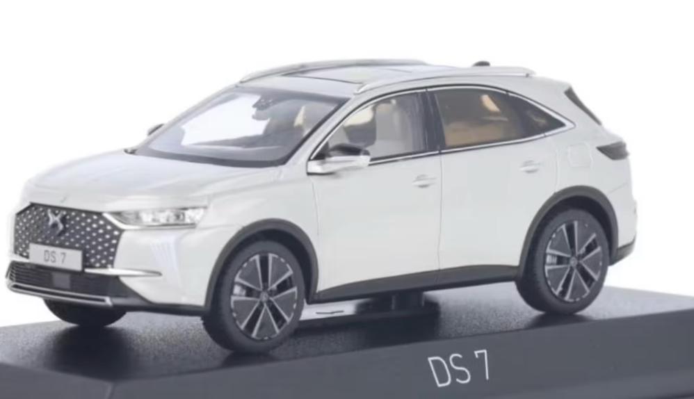 DS 7 2022 Pearl Crystal schaal 1:43 NOREV ref: 170051, Verzenden, Nieuw, Auto, Norev