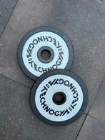 Technogym plates 10 KG (2x), Ophalen, Gebruikt, Halterschijven