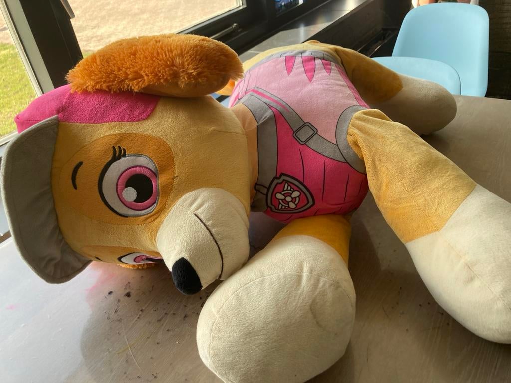 Mega grote Skye knuffel van Paw Patrol, Overige merken, Zo goed als nieuw, Meerkleurig, Groot (groter dan 80 cm)