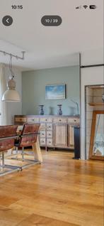 Houten dressoir met lades en deuren, Ophalen, Gebruikt, 200 cm of meer, Met lade(s)