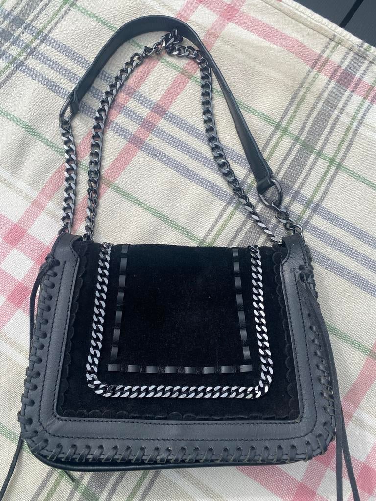 Zara tasje zwart, Ophalen of Verzenden, Zo goed als nieuw, Zwart, Schoudertasje