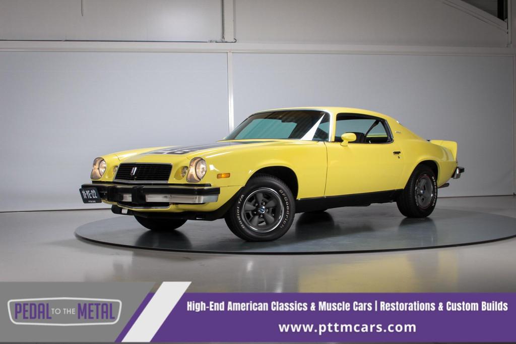 1974 Chevrolet Camaro Z28, Automaat, Achterwielaandrijving, Zwart, Chevrolet