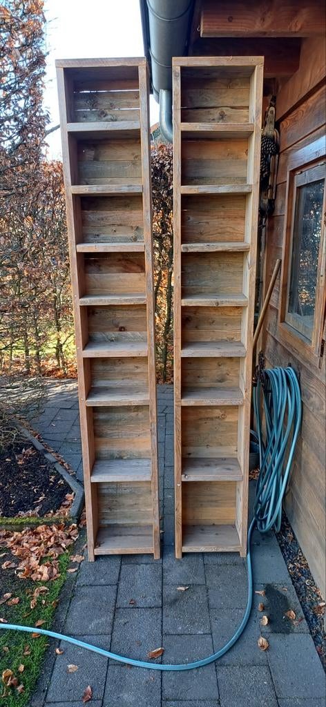 Steigerhouten kastje, Huis en Inrichting, Kasten | Boekenkasten, Ophalen, 25 tot 50 cm, Minder dan 100 cm