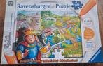 Ravensburger Tiptoi Puzzel - Het Ridderkasteel, Ophalen of Verzenden, Minder dan 500 stukjes, Zo goed als nieuw