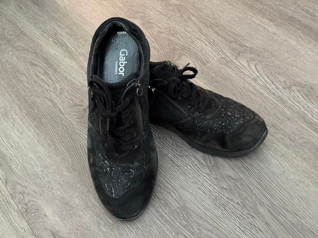 Zwarte Gabor Comfort sneakers maat 43 G, Kleding | Dames, Schoenen, Zwart, Ophalen of Verzenden, Sneakers of Gympen, Gedragen