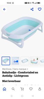 Opvouwbaar Babybadje - Comfortabel en Antislip, Nieuw, Badje, Standaard, Ophalen