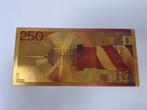 Golden collector bankbiljet 250 gulden vuurtoren, Postzegels en Munten, Bankbiljetten | Nederland, Ophalen of Verzenden