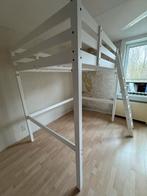 ikea hoogslaper wit 140/200, Ophalen, Hoogslaper, Tweepersoons, 140 cm