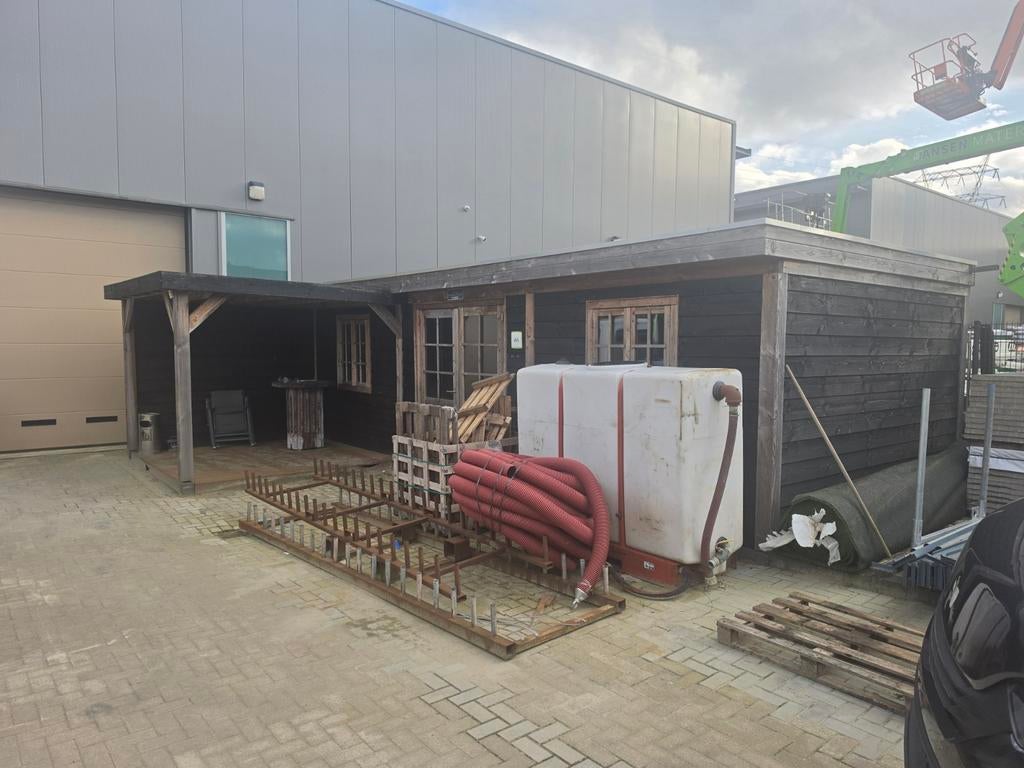 Douglas overkapping met composiet vlonderterras en keramisch, Tuin en Terras, Overkappingen, Ophalen of Verzenden, Veranda