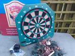 Dartbord: Electronisch, zgan, met 6darts in verpakking, Soft tip, Ophalen of Verzenden, Zo goed als nieuw, Dartbord